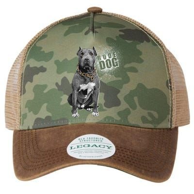 Rude Dog Pitbull Lover Legacy Tie Dye Trucker Hat