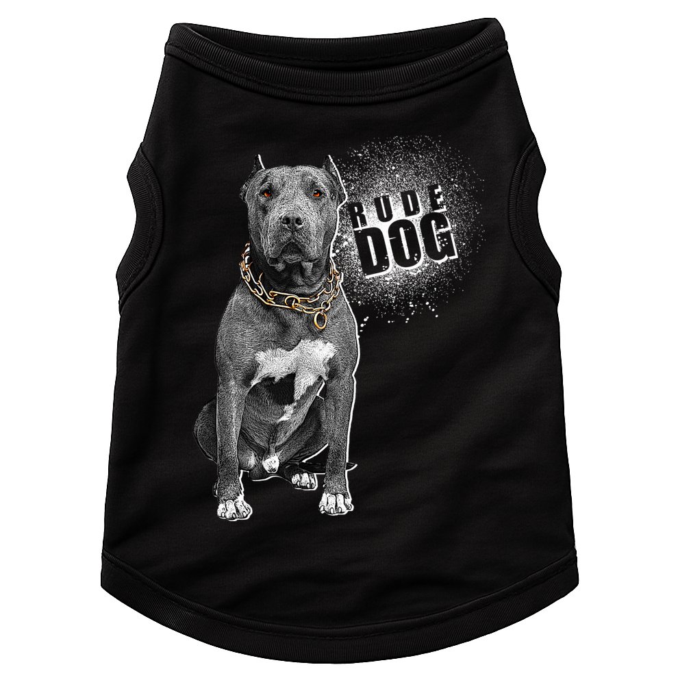 Rude Dog Pitbull Lover Doggie Tank