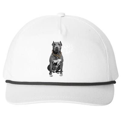 Rude Dog Pitbull Lover Snapback Five-Panel Rope Hat