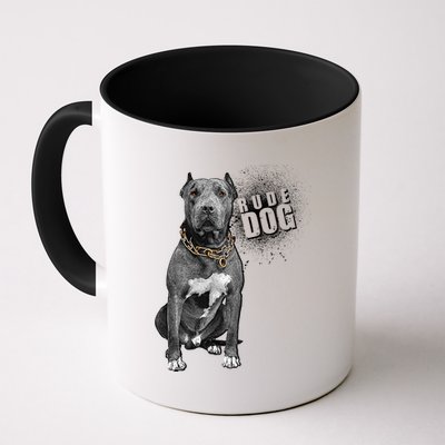 Rude Dog Pitbull Lover Coffee Mug