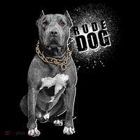 Rude Dog Pitbull Lover Valucap Bio-Washed Visor