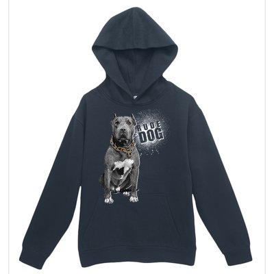 Rude Dog Pitbull Lover Urban Pullover Hoodie