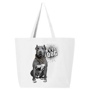 Rude Dog Pitbull Lover 25L Jumbo Tote