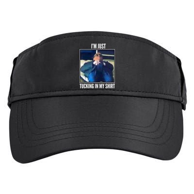 Rudy Giuliani I'm Just Tucking In My Shirt Adult Drive Performance Visor
