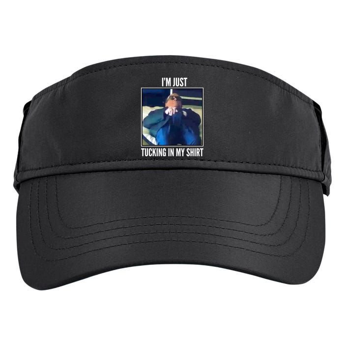 Rudy Giuliani I'm Just Tucking In My Shirt Adult Drive Performance Visor