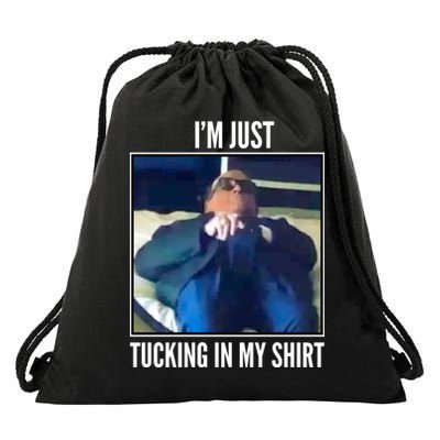 Rudy Giuliani I'm Just Tucking In My Shirt Drawstring Bag