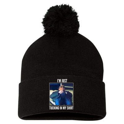 Rudy Giuliani I'm Just Tucking In My Shirt Pom Pom 12in Knit Beanie