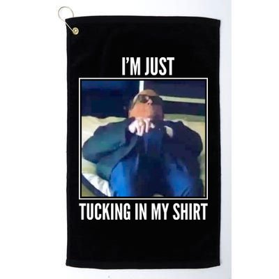 Rudy Giuliani I'm Just Tucking In My Shirt Golf Towel