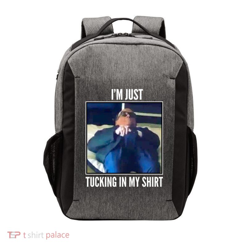 Rudy Giuliani I'm Just Tucking In My Shirt Vector Backpack