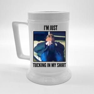 Rudy Giuliani I'm Just Tucking In My Shirt Beer Stein