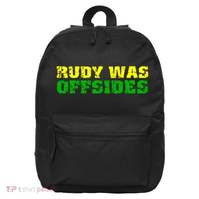 Rudy Was Offsides 16 in Basic Backpack