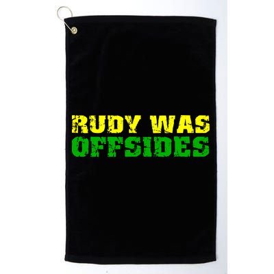 Rudy Was Offsides Golf Towel