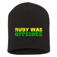 Rudy Was Offsides Short Acrylic Beanie