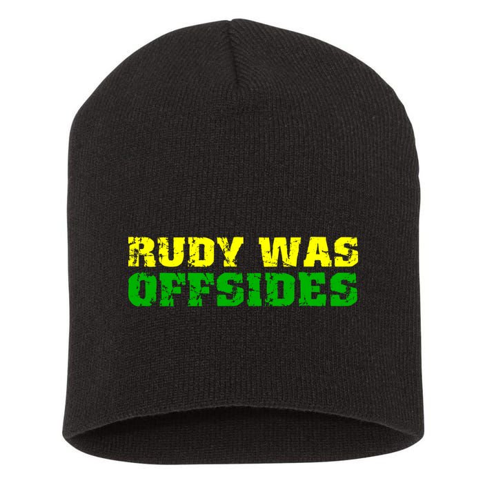 Rudy Was Offsides Short Acrylic Beanie