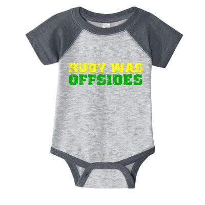 Rudy Was Offsides Infant Baby Jersey Bodysuit