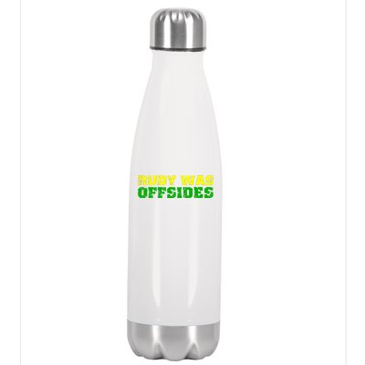 Rudy Was Offsides Stainless Steel Insulated Water Bottle