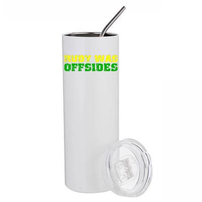 Rudy Was Offsides Stainless Steel Tumbler