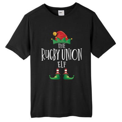 Rugby Union Elf Family Matching Pajamas Group Christmas Gift Tall Fusion ChromaSoft Performance T-Shirt