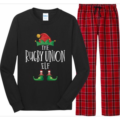 Rugby Union Elf Family Matching Pajamas Group Christmas Gift Long Sleeve Pajama Set