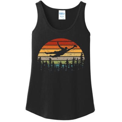 Retro Ultimate Frisbee Player Men Women Vintage Flying Disc Ladies Essential Tank