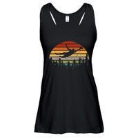 Retro Ultimate Frisbee Player Men Women Vintage Flying Disc Ladies Essential Flowy Tank