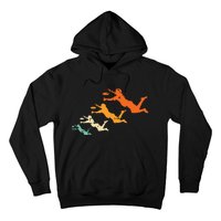 Retro Ultimate Frisbee Player Vintage Disc Ultimate Frisbee Hoodie