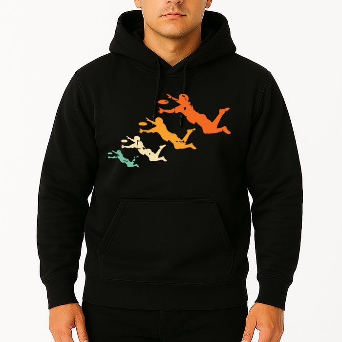 Retro Ultimate Frisbee Player Vintage Disc Ultimate Frisbee Hoodie