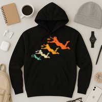 Retro Ultimate Frisbee Player Vintage Disc Ultimate Frisbee Hoodie