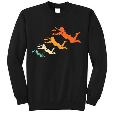 Retro Ultimate Frisbee Player Vintage Disc Ultimate Frisbee Sweatshirt
