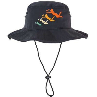 Retro Ultimate Frisbee Player Vintage Disc Ultimate Frisbee Bucket Hat