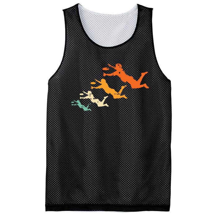 Retro Ultimate Frisbee Player Vintage Disc Ultimate Frisbee Mesh Reversible Basketball Jersey Tank