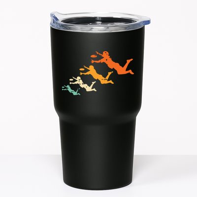 Retro Ultimate Frisbee Player Vintage Disc Ultimate Frisbee Tumbler