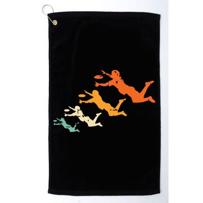 Retro Ultimate Frisbee Player Vintage Disc Ultimate Frisbee Golf Towel