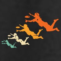 Retro Ultimate Frisbee Player Vintage Disc Ultimate Frisbee Golf Towel