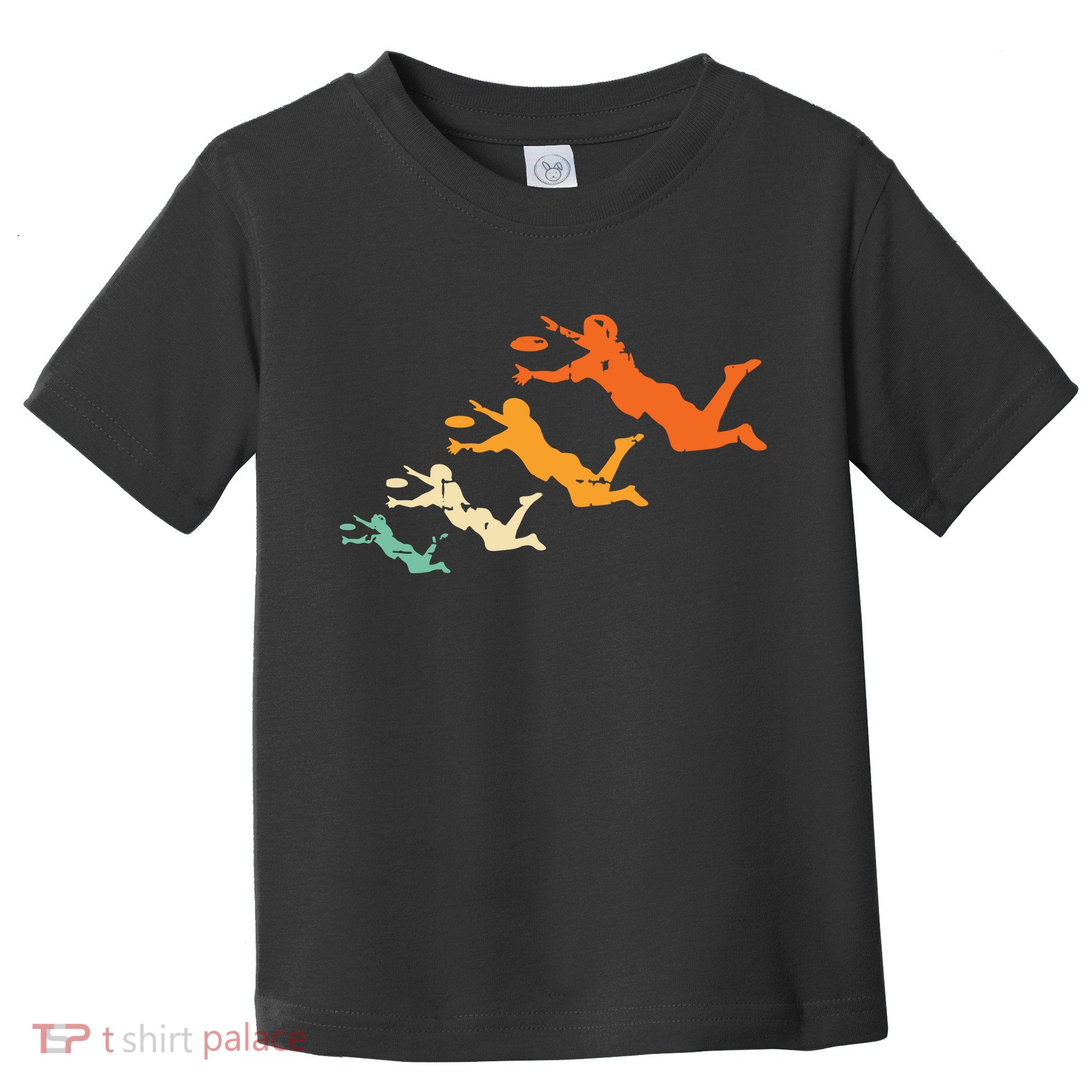 Retro Ultimate Frisbee Player Vintage Disc Ultimate Frisbee Toddler T-Shirt