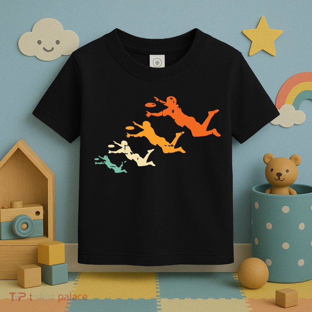 Retro Ultimate Frisbee Player Vintage Disc Ultimate Frisbee Toddler T-Shirt