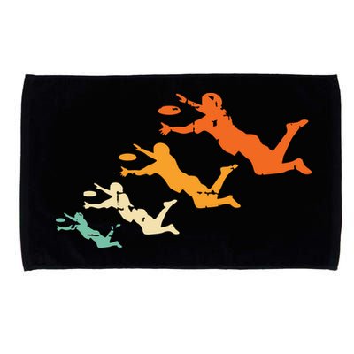 Retro Ultimate Frisbee Player Vintage Disc Ultimate Frisbee Microfiber Hand Towel