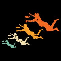 Retro Ultimate Frisbee Player Vintage Disc Ultimate Frisbee Crop Top