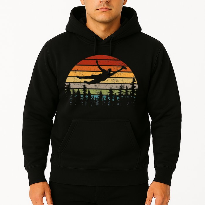 Retro Ultimate Frisbee Player Women Vintage Flying Disc Hoodie