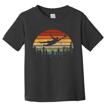 Retro Ultimate Frisbee Player Women Vintage Flying Disc Toddler T-Shirt