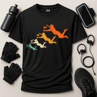 Retro Ultimate Frisbee Player Vintage Disc Ultimate Frisbee Performance Shirt