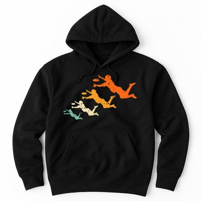 Retro Ultimate Frisbee Player Vintage Disc Ultimate Frisbee Hoodie