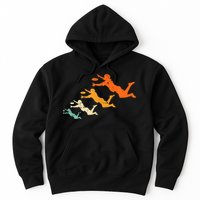 Retro Ultimate Frisbee Player Vintage Disc Ultimate Frisbee Hoodie