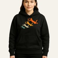 Retro Ultimate Frisbee Player Vintage Disc Ultimate Frisbee Hoodie