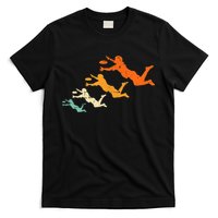 Retro Ultimate Frisbee Player Vintage Disc Ultimate Frisbee T-Shirt