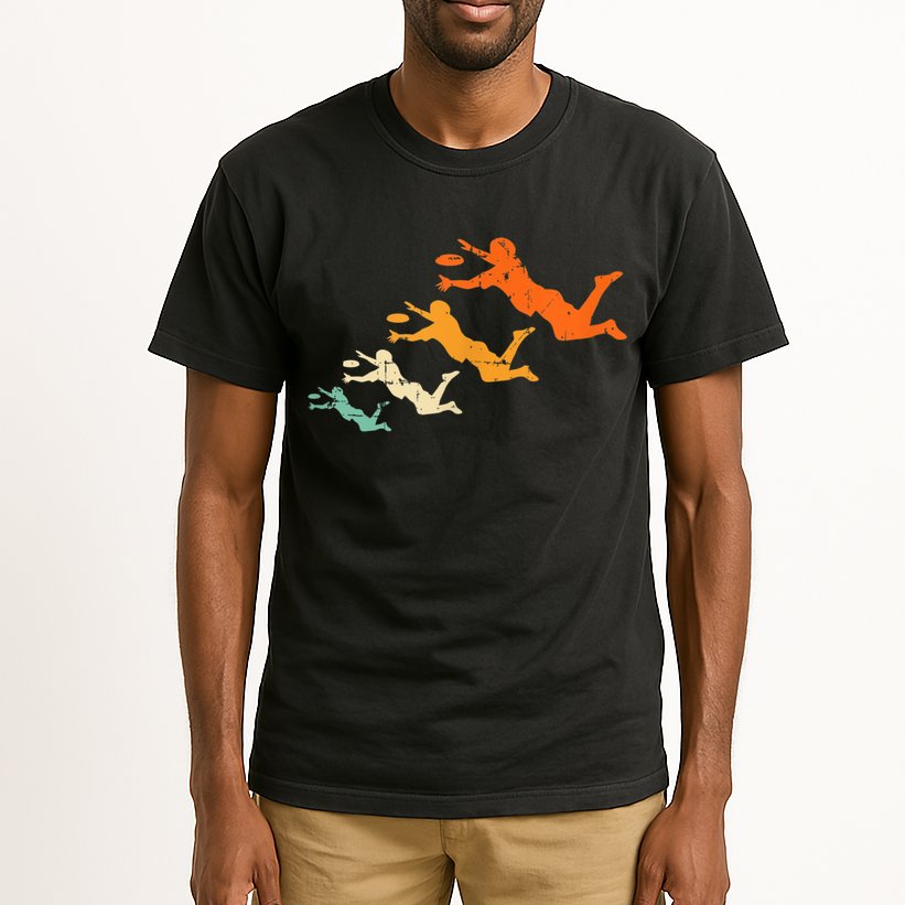 Retro Ultimate Frisbee Player Vintage Disc Ultimate Frisbee Tall T-Shirt