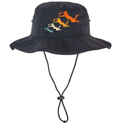 Retro Ultimate Frisbee Player Vintage Disc Ultimate Frisbee Bucket Hat
