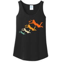 Retro Ultimate Frisbee Player Vintage Disc Ultimate Frisbee Ladies Essential Tank