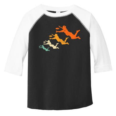 Retro Ultimate Frisbee Player Vintage Disc Ultimate Frisbee Toddler Fine Jersey T-Shirt