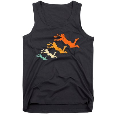 Retro Ultimate Frisbee Player Vintage Disc Ultimate Frisbee Tank Top